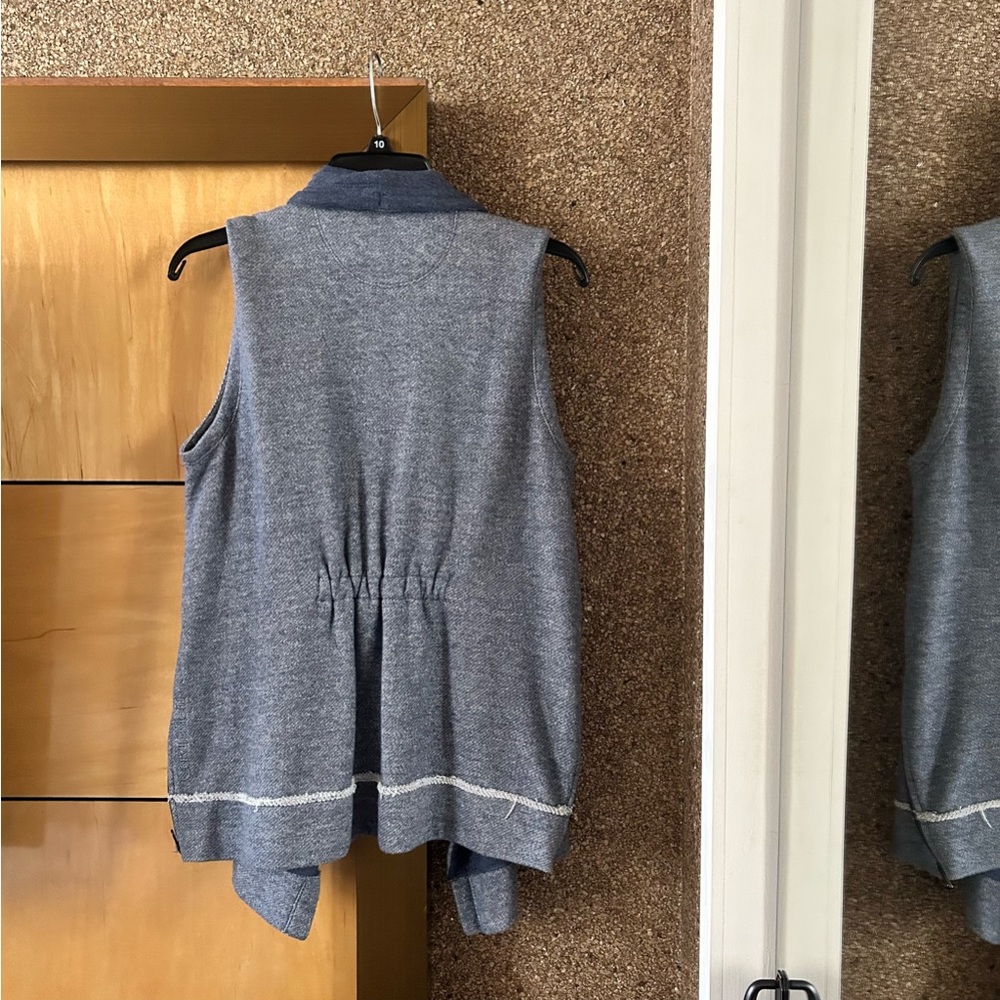 Calvin Klein Performance women's blue sweater vest - Picture 4 of 5